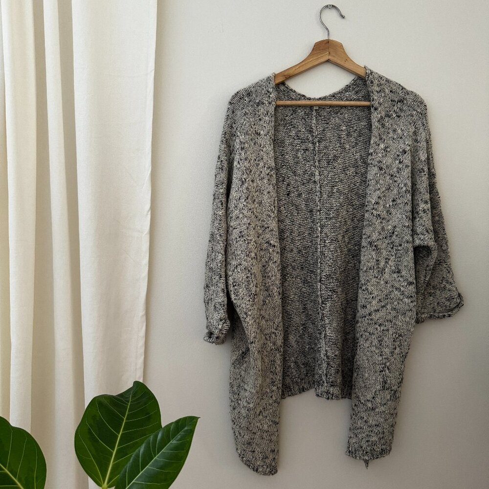 Monk & Lou Shrug Cardigan - Salt n Pepper